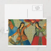 Perzische meisjes dansen briefkaart (Voorkant / Achterkant)