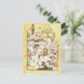 Perzische miniatuur: Aziz & Zulaykha in Egypte Briefkaart (Staand voorkant)