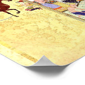 Perzische miniatuur: De Dervish in de Hammam Poster (Hoek)