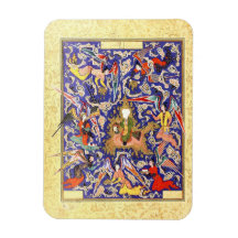 Perzische miniatuur: De Mi'raj van de profeet