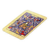 Perzische miniatuur: De Mi'raj van de profeet Magneet (Linkerzijde)