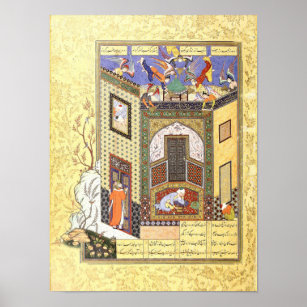 Perzische miniatuur: Een visie van Angels Poster