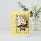 Perzische miniatuur: een wijs oud Man & een dwaze Briefkaart (Staand voorkant)