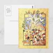 Perzische miniatuur: Iskandar, afgestoten Briefkaart (Voorkant / Achterkant)