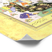 Perzische miniatuur: Khusraw Parviz & Shirin Poster (Hoek)