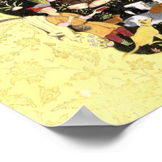 Perzische miniatuur: Majnun in Disguise Poster (Hoek)