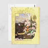 Perzische miniatuur: Salaman en Absal Briefkaart (Voorkant / Achterkant)