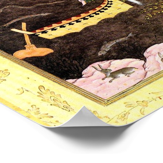 Perzische miniatuur: Salaman en Absal Poster (Hoek)