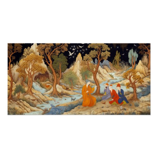 Perzische miniatuur stijl perfect poster (Voorkant)