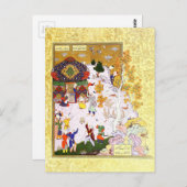 Perzische miniatuur: vlucht van de Tortoise Briefkaart (Voorkant / Achterkant)