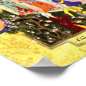 Perzische miniatuur: Yusuf en Maidens van Zulaykha Poster (Hoek)