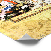 Perzische miniatuur: Yusuf neigt zijn koppels uit Poster (Hoek)