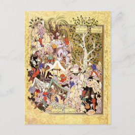 Perzische miniatuur: Yusuf wordt gered uit de put Briefkaart