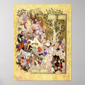 Perzische miniatuur: Yusuf wordt gered uit de put Poster (Voorkant)