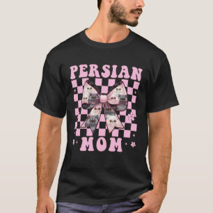 Perzische Moeder Mama Perzische Kat Moederdag Roze T-shirt