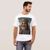 Perzische monarch's majestueuze heerschappij t-shirt (Voorkant volledig)