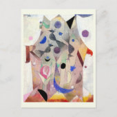 Perzische nachtegalen door Paul Klee, Abstracte ku Briefkaart (Voorkant)