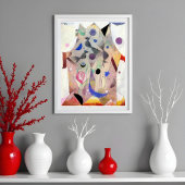 Perzische nachtegalen door Paul Klee, Abstracte ku Poster