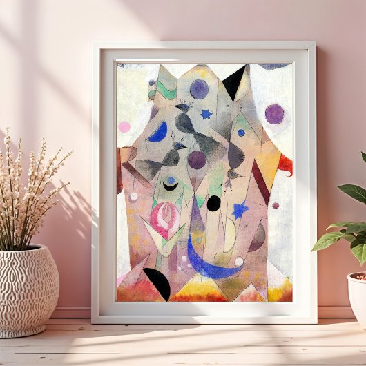 Perzische nachtegalen door Paul Klee, Abstracte ku Poster