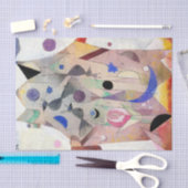 Perzische nachtegalen door Paul Klee, Abstracte ku Tissuepapier (Craft)