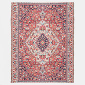 Perzische neerwaartse druk op de zijde fleece deken (Voorkant)