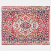 Perzische neerwaartse druk op de zijde fleece deken (Voorkant (Horizontaal))