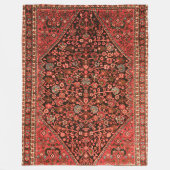 Perzische neerwaartse druk op de zijde fleece deken (Voorkant)