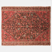 Perzische neerwaartse druk op de zijde fleece deken (Voorkant (Horizontaal))