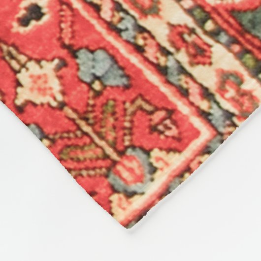 Perzische neerwaartse druk op de zijde fleece deken (Hoek)