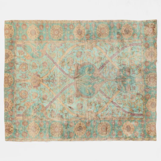 Perzische neerwaartse druk op de zijde fleece deken (Voorkant (Horizontaal))