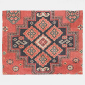 Perzische neerwaartse druk op de zijde fleece deken (Voorkant (Horizontaal))