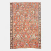 Perzische neerwaartse druk op de zijde theedoek (Verticaal)