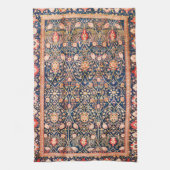 Perzische neerwaartse druk op de zijde theedoek (Verticaal)