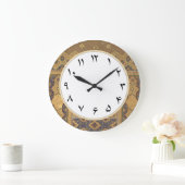 Perzische Nummers Farsi Clock met Iraanse cijfers Grote Klok (Huis)