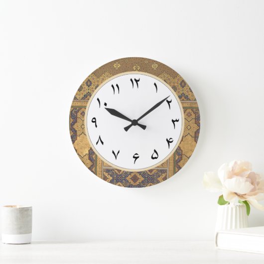Perzische Nummers Farsi Clock met Iraanse cijfers Grote Klok (Huis)
