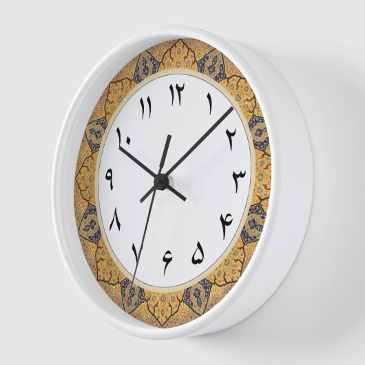 Perzische Nummers klokken met Farsi Numerals (Hoek)