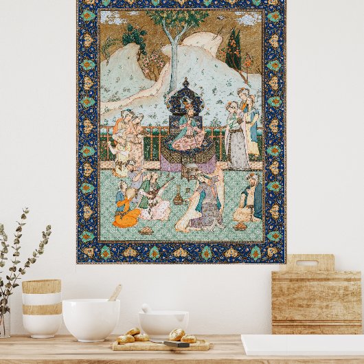 Perzische oude literaire kunst poster (Keuken)