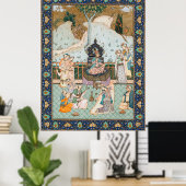 Perzische oude literaire kunst poster (Thuiskantoor)