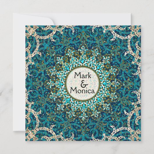 Perzische patroonuitvindingen kaart (Voorkant)