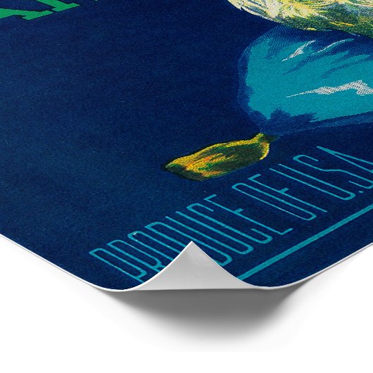 Perzische perencartiketYakima, WA Poster (Hoek)