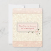 Perzische perzikenbloemen en paardenweddenschappen kaart (Voorkant)