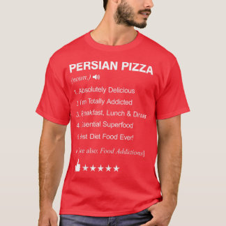 Perzische Pizza definitie Betekenis grappig T-shirt