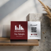 Perzische Plum Logo QR Code Foto Sociale Media Visitekaartje