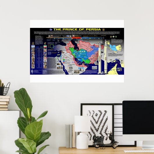Perzische prins poster (Thuiskantoor)