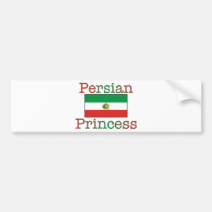 Perzische prinses Flag Bumpersticker