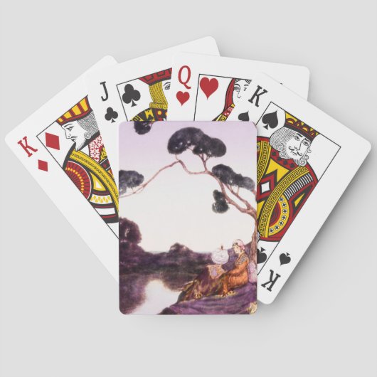 Perzische Prinses Speelkaarten (Achterkant)