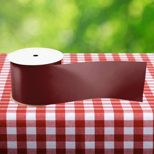 Perzische pruim effen kleur satijnen lint