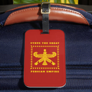 Perzische Rijk Cyrus de Grote Achaemenidische Shah Bagagelabel