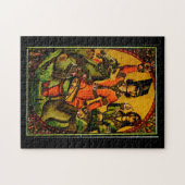 Perzische ruiter legpuzzel (Horizontaal)