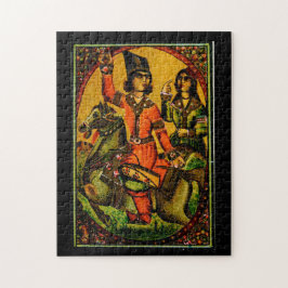 Perzische ruiter legpuzzel